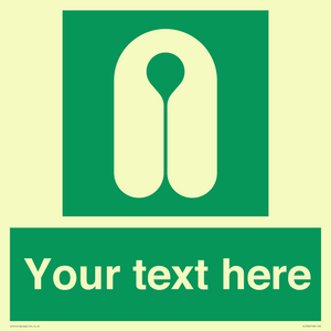 Custom sign safe condition Lifejacket